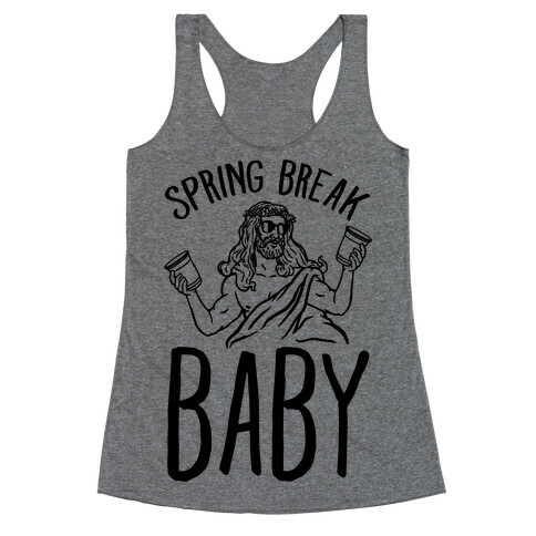 Spring Break Baby Racerback Tank Top