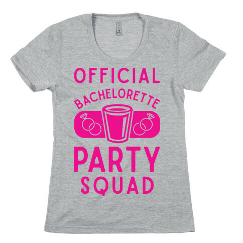 Official Bachelorette Party Squad Womens T-Shirt