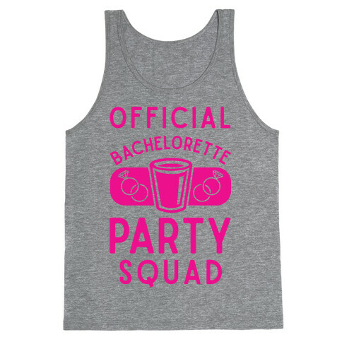 Official Bachelorette Party Squad Tank Top