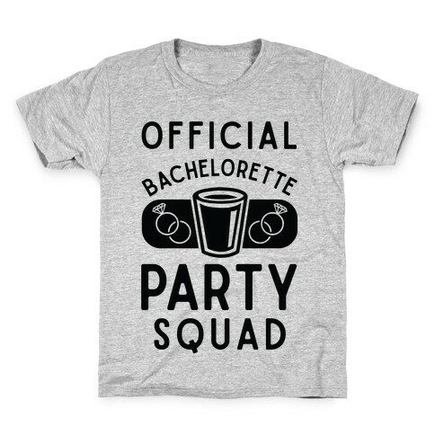 Official Bachelorette Party Squad Kids T-Shirt