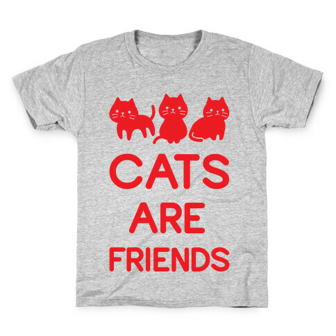 Cats Are Friends Kids T-Shirt