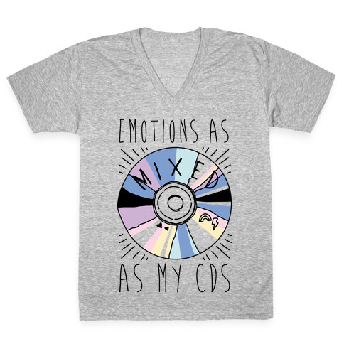 Mixed Emotions V-Neck Tee Shirt