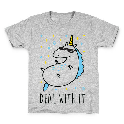 Deal With It Unicorn Kids T-Shirt