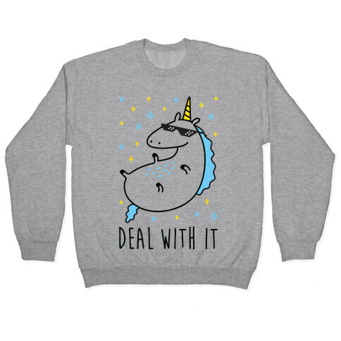 Deal With It Unicorn Pullover