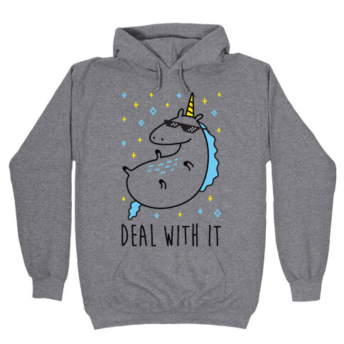 Deal With It Unicorn Hooded Sweatshirt