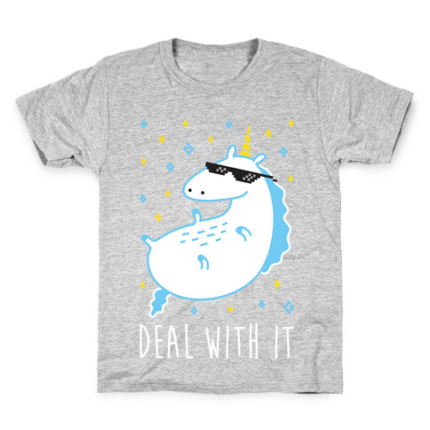 Deal With It Unicorn Kids T-Shirt