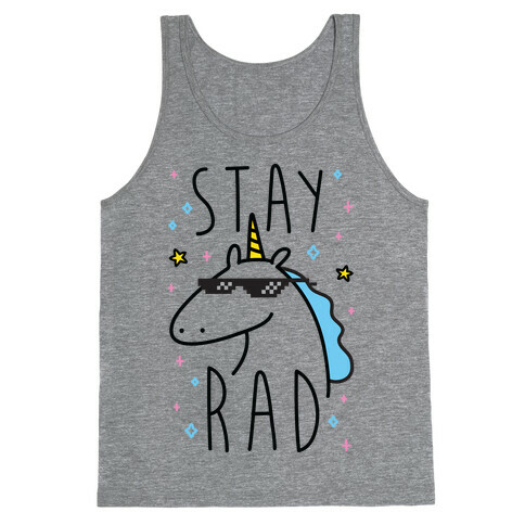Stay Rad Unicorn Tank Top