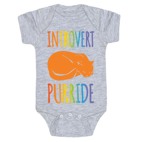 Introvert Purride Baby One-Piece