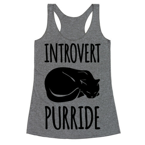 Introvert Purride Racerback Tank Top