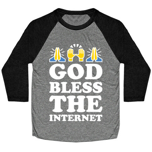 God Bless The Internet Baseball Tee