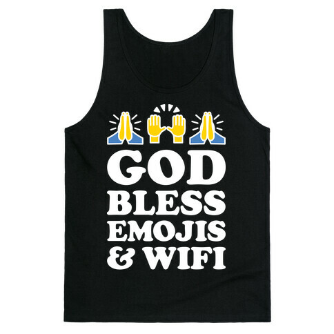 God Bless Emojis & Wifi Tank Top