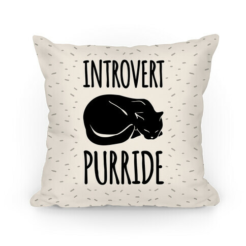 Introvert Purride Pillow