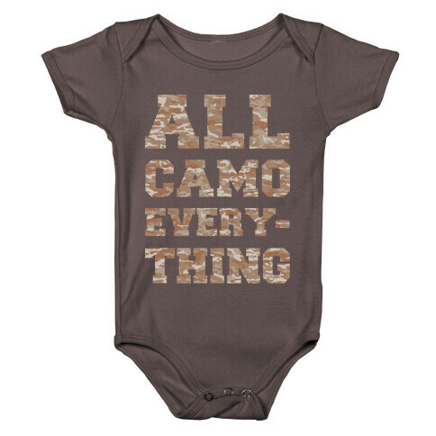 All Camo Everything Baby One-Piece
