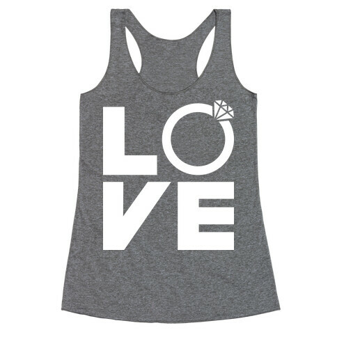 L (Ring) V E Racerback Tank Top