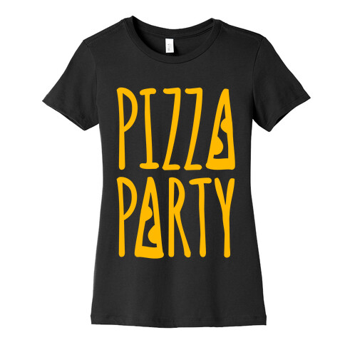 Pizza Party Womens T-Shirt