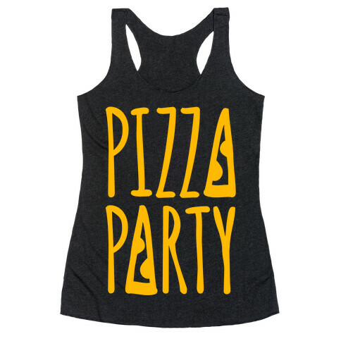 Pizza Party Racerback Tank Top