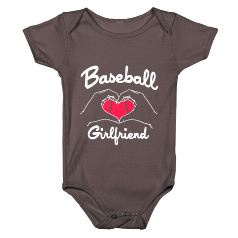 Baseball Girlfriend Baby One-Piece