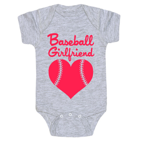 Baseball Girlfriend Baby One-Piece