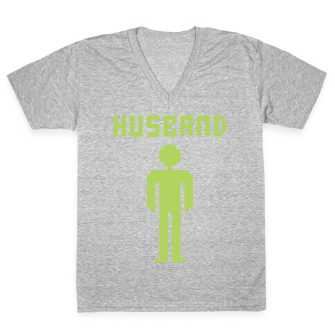 Nerd Husband V-Neck Tee Shirt