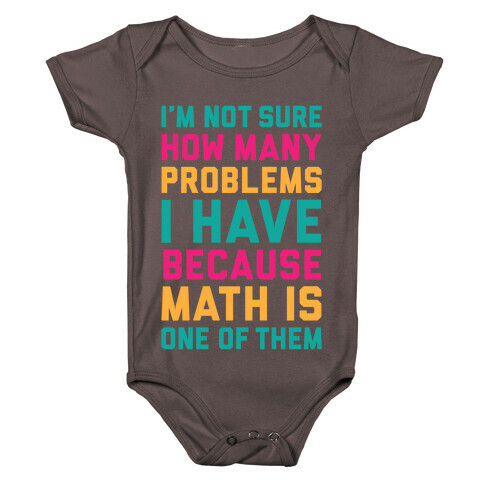 Math Problems Baby One-Piece
