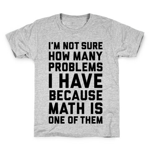 Math Problems Kids T-Shirt