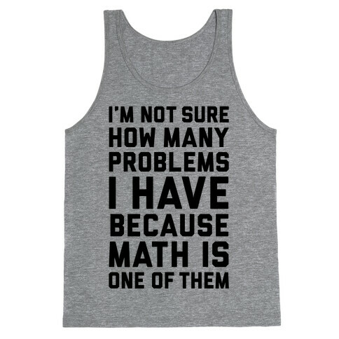 Math Problems Tank Top