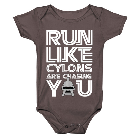 Run Like Cylons Are Chasing You Baby One-Piece