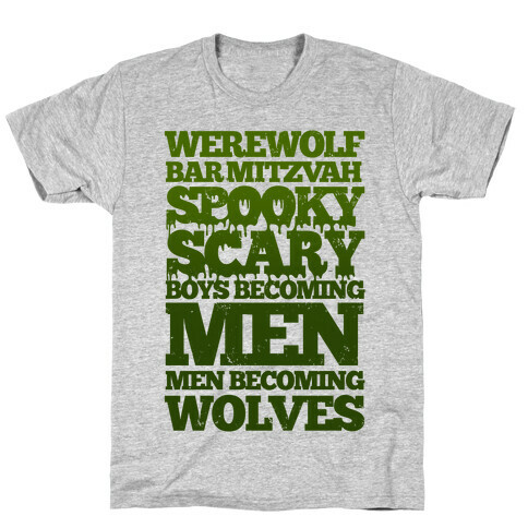 Werewolf Bar Mitzvah T-Shirt