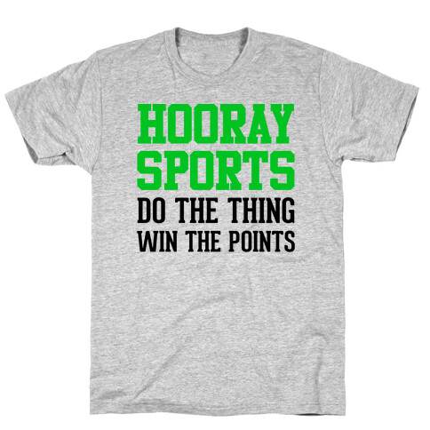 Hooray Sports (Green) T-Shirt