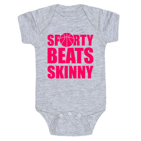 Sporty Beats Skinny (Basketball) Baby One-Piece