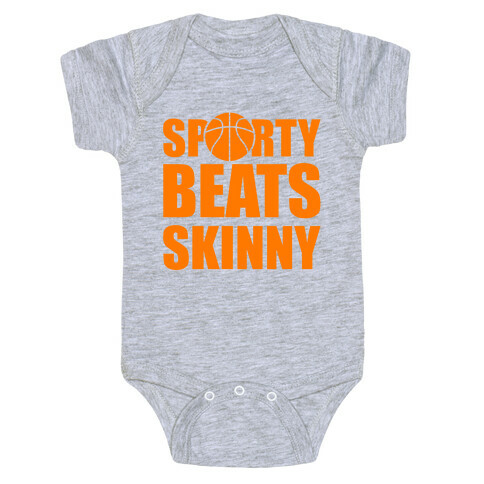 Sporty Beats Skinny (Basketball) Baby One-Piece