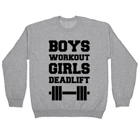 Boys Workout Girls Deadlift Pullover