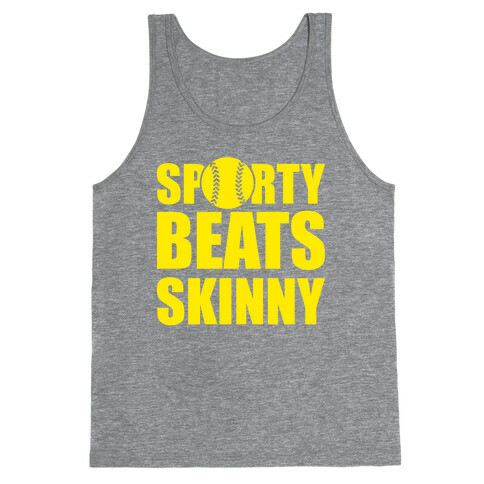 Sporty Beats Skinny (Softball) Tank Top