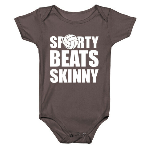 Sporty Beats Skinny (Volleyball) Baby One-Piece