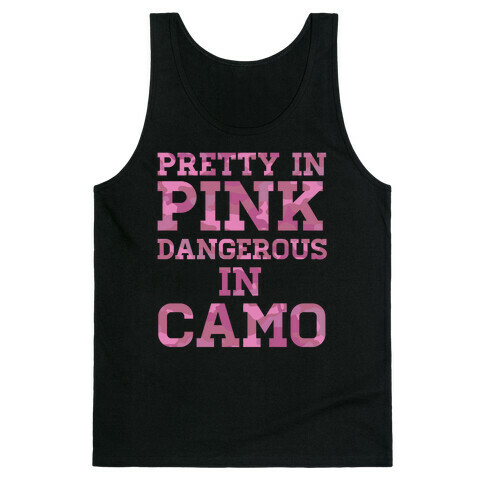 Dangerous in Camo Tank Top