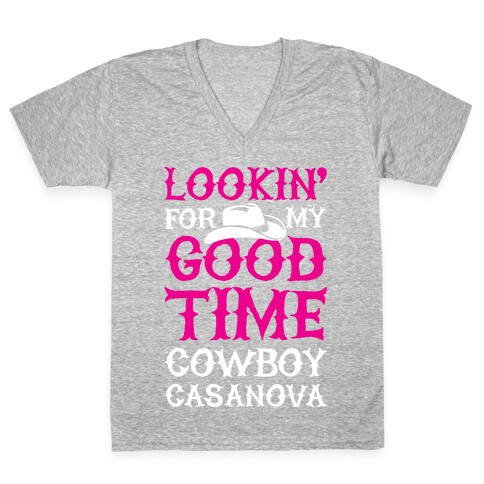 Cowboy Casanova V-Neck Tee Shirt