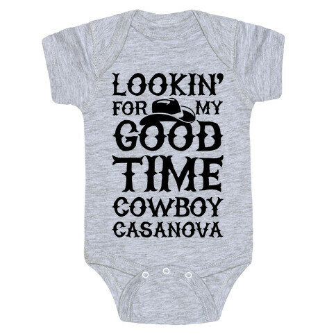 Cowboy Casanova Baby One-Piece