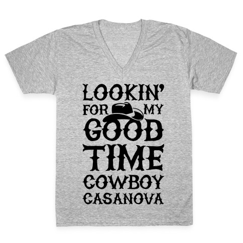 Cowboy Casanova V-Neck Tee Shirt