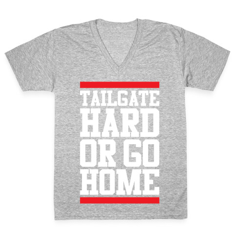 Tailgate Hard V-Neck Tee Shirt