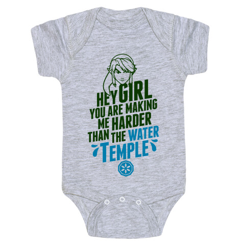 Hey Girl You Are Making Me Harder Than The Water Temple Baby One-Piece