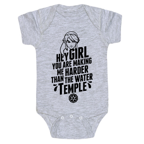 Hey Girl You Are Making Me Harder Than The Water Temple Baby One-Piece