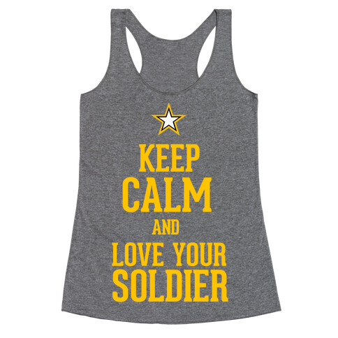 Love Your Soldier Racerback Tank Top