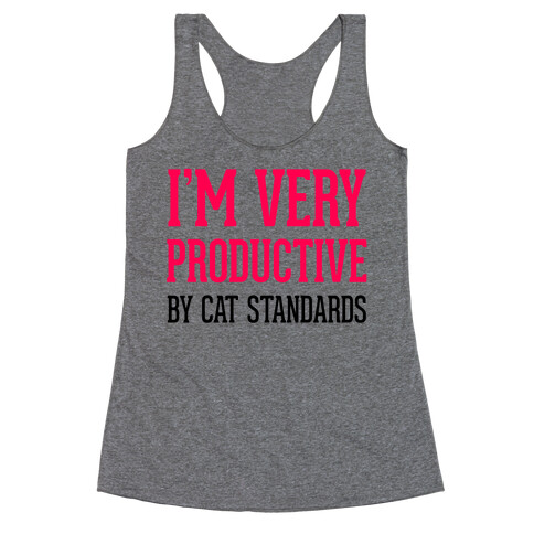 I'm Very Productive Racerback Tank Top