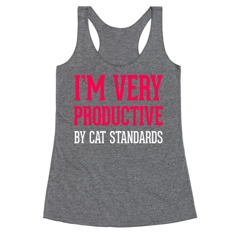 I'm Very Productive Racerback Tank Top