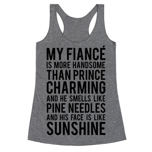 My Fiance (Prince Charming) Racerback Tank Top