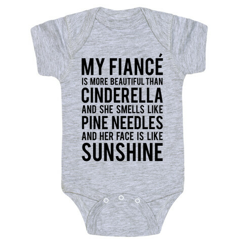 My Fiance (Cinderella) Baby One-Piece