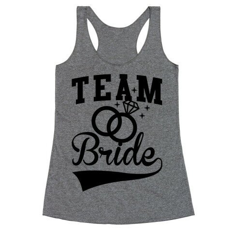 Team Bride Racerback Tank Top