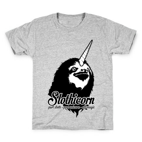 Slothicorn Part Unicorn Part Sloth All Magic Kids T-Shirt