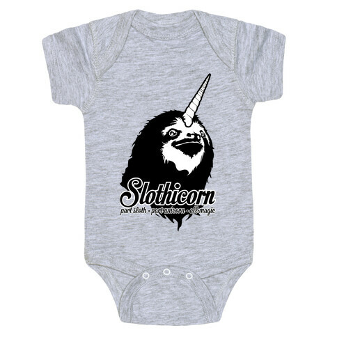 Slothicorn Part Unicorn Part Sloth All Magic Baby One-Piece