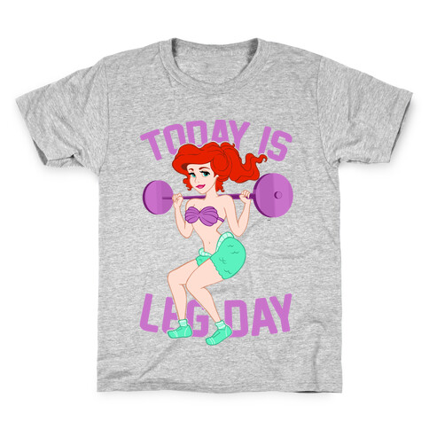 Today Is Leg Day Kids T-Shirt